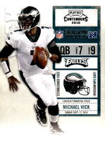2010 Playoff Contenders #75 Michael Vick