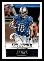 2014 Score Base Set #75 Kris Durham