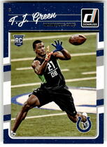 2016 Donruss Base Set #343 T.J. Green