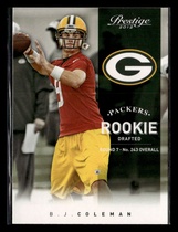 2012 Panini Prestige #237 B.J. Coleman