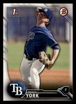 2016 Bowman Draft Picks and Prospects #BD-119 Mikey York