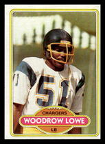 1980 Topps Base Set #68 Woodrow Lowe