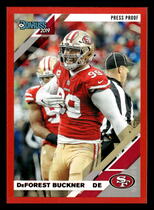 2019 Donruss Press Proof Red #222 Deforest Buckner