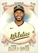 2021 Topps Allen & Ginter #346 Elvis Andrus