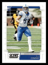 2019 Score Base Set #427 C.J. Conrad