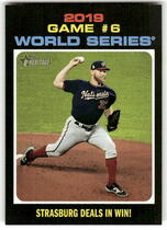 2020 Topps Heritage #332 Stephen Strasburg Deals