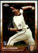 2015 Topps Chrome #145 Erik Cordier