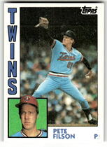 1984 Topps Base Set #568 Pete Filson