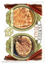 2022 Topps Allen & Ginter Famous Rivals #FR-4 Chicago Deep Dish|New York Slice