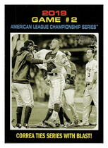 2020 Topps Heritage #196 Correa Walks Off