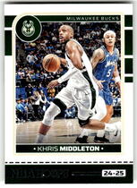 PANINI NBAカード FLAWLESS KHRIS MIDDLETON MILWAUKEE BUCKS 12/25 #DPA-KM 送料無料 中古 IT1 Khris Middleton Trading Card Values | Sportlots Price Guide
