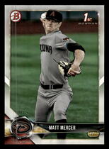 2018 Bowman Draft #BD-143 Matt Mercer