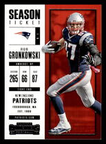 2017 Panini Contenders #96 Rob Gronkowski