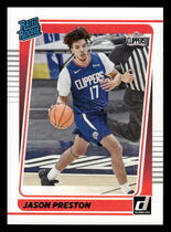 2021 Donruss Base Set #210 Jason Preston