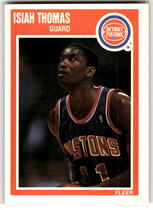 1989 Fleer Base Set #50 Isiah Thomas