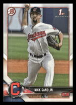 2018 Bowman Draft #BD-34 Nick Sandlin