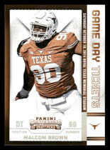 2015 Panini Contenders Draft Picks Game Day Tickets #84 Malcom Brown