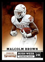 2015 Panini Contenders Draft Picks Rush Week #14 Malcolm Brown