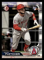 2019 Bowman Base Set #49 David Fletcher