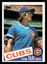 1985 Topps Base Set #405 Tom Veryzer