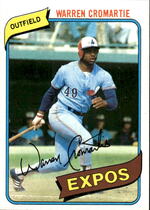 1980 Topps Base Set #180 Warren Cromartie