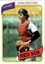 1980 Topps Base Set #40 Carlton Fisk