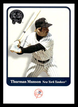 2001 Fleer Greats Of The Game #38 Thurman Munson