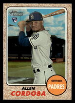 2017 Topps Heritage High Number #569 Allen Cordoba