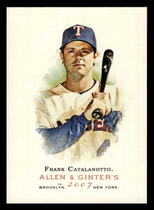 2007 Topps Allen & Ginter #198 Frank Catalanotto