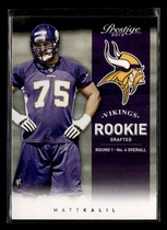 2012 Panini Prestige #226a Matt Kalil