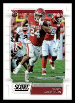 2019 Score Base Set #340 Rodney Anderson