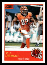 2019 Score Base Set #96 C.J. Uzomah
