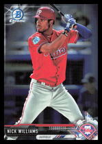 2017 Bowman Chrome Prospects #BCP240 Nick Williams