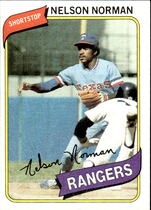 1980 Topps Base Set #518 Nelson Norman