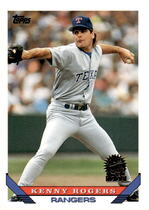1993 Topps Base Set #169 Kenny Rogers
