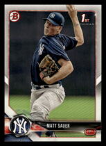 2018 Bowman Prospects #BP102 Matt Sauer