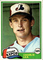 1981 Topps Base Set #293 Charlie Lea