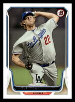 2014 Bowman Base Set #100 Clayton Kershaw