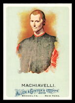 2010 Topps Allen & Ginter #103 Niccolo Machiavelli