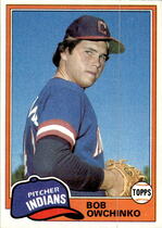 1981 Topps Base Set #536 Bob Owchinko