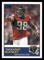2019 Score Base Set #252 Takkarist Mckinley