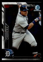 2016 Bowman Chrome #86 Miguel Cabrera