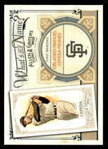 2012 Topps Allen and Ginter Whats in a Name #WIN26 Orlando Manuel Pennes Cepeda