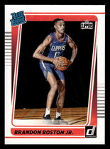 2021 Donruss Base Set #239 Brandon Boston Jr.