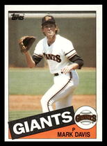 1985 Topps Base Set #541 Mark Davis