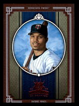 2005 Donruss Diamond Kings Framed Red #129 Jacque Jones