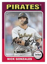 2024 Topps Heritage #318 Nick Gonzales