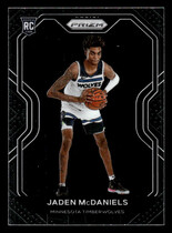 2020 Panini Prizm #277 Jaden Mcdaniels