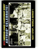 2020 Topps Heritage #201 Astros Celebrate