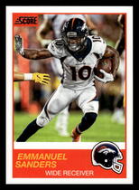 2019 Score Base Set #14 Emmanuel Sanders